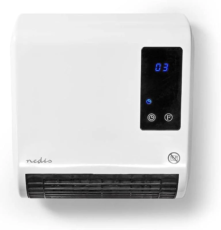 Nedis Wandheizung Elektrisch, Wandkonvektor, Wandheizlüfter - 2000 W - weiß — Heizung Warmepumpe