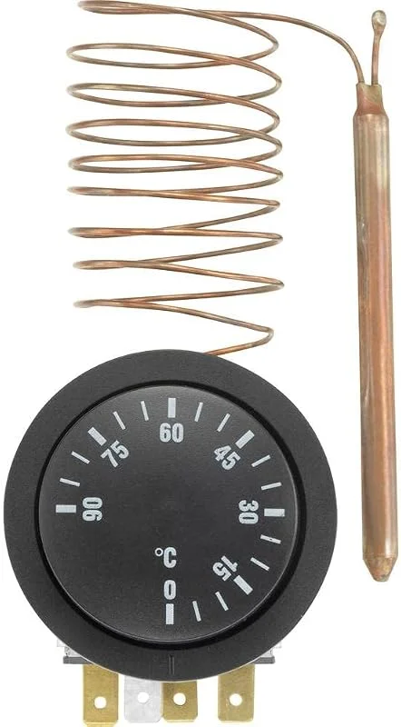 Sygonix Einbauthermostat Einbau 0 bis 90 °C — Heizung Warmepumpe