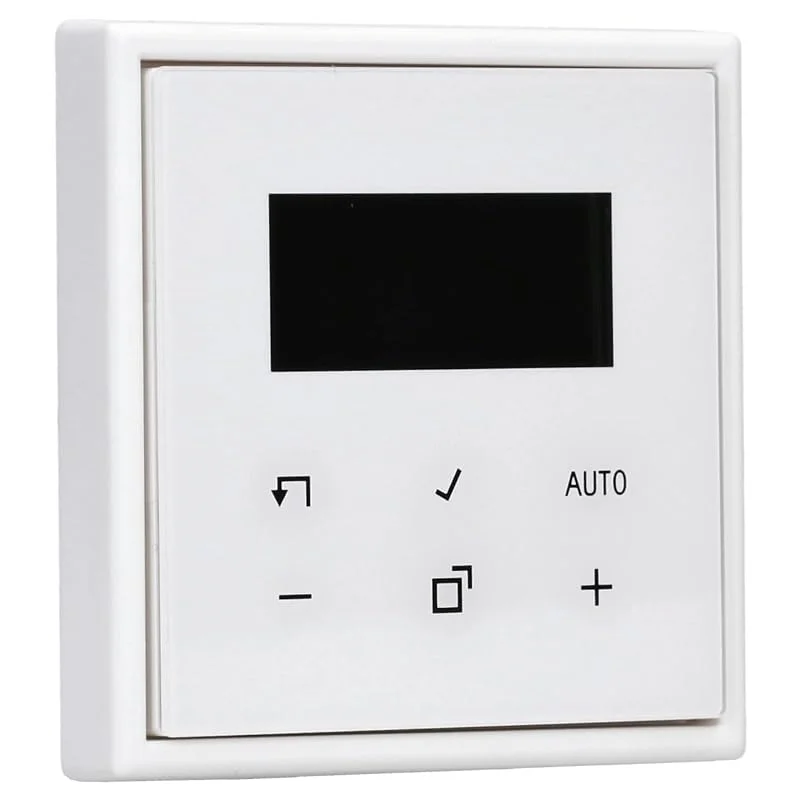 JUNG Serie LS Set TRDLS1790WW Raumthermostat mit Display Schneeweiß Matt — Heizung Warmepumpe