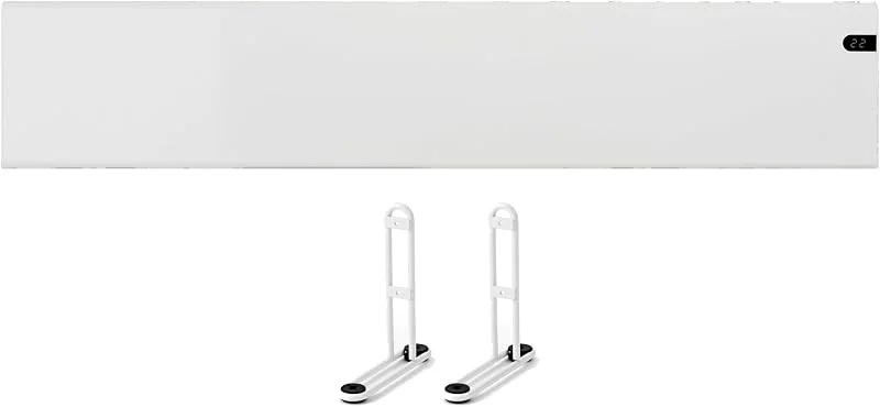 Adax Neo NL Elektroheizkörper 800 W Set mit Standfüßen, Thermostat, Weiß — Heizung Warmepumpe