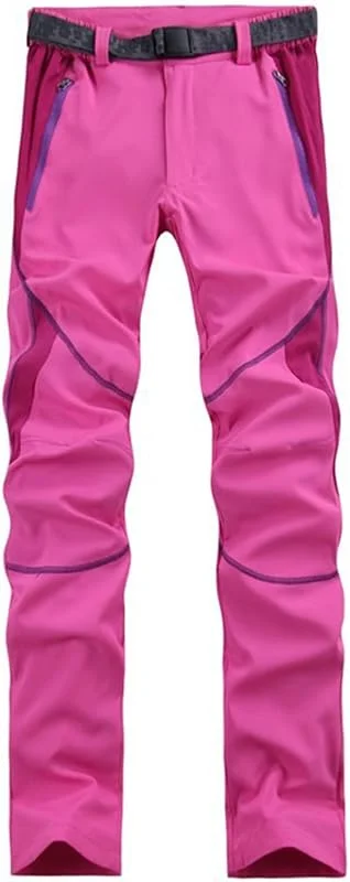 FUPODD Arbeitshose Damen Slim-Fit Arbeitshosen Frauen Mit Reißverschlusstaschen Hosen Outdoor Wanderhose Winddicht Funktionshose Winterhose Warm Softshellhose Cargohose Mit Gummizug Trekkinghose — Heizkleidung