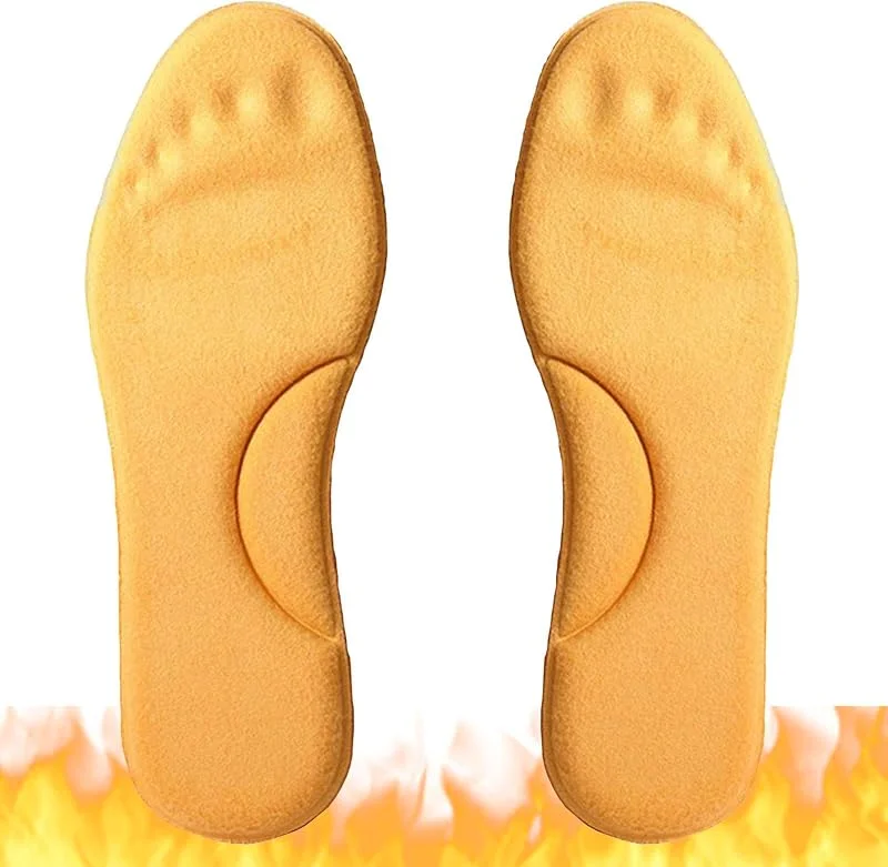Goofort Selbstheizende Einlegesohlen Thermo-Schmerzlinderung Latex Memory Foam Schuheinlagen Gepolsterte Innensohle für Sport Einkaufen Walking Laufen Arbeit Damen Herren — Heizkleidung