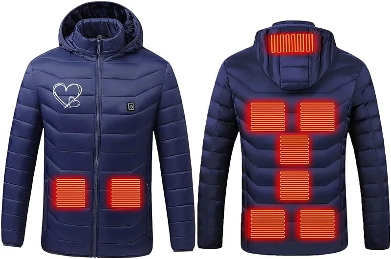 Beheizbare Jacke Damen Herren USB Elektrische Outdoor mit Heizfunktion — Heizkleidung