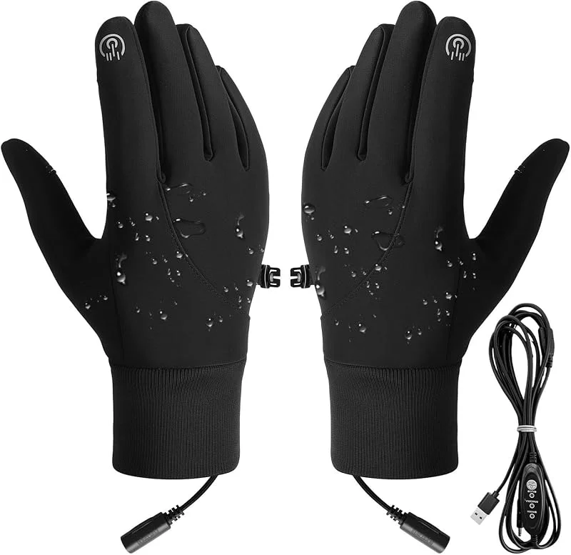 Heizhandschuhe USB Plug-In Winter Winddichte Fäustlinge — Heizkleidung