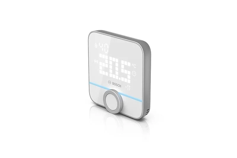Bosch Smart Home Raumthermostat II für kabelgebundener Heizsysteme, 230 V, kompatibel mit Apple Home, Alexa & Google Home, Controller II erforderlich — Heizung Warmepumpe