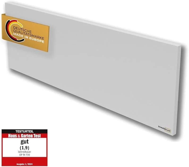 SCHMIDBAUER® Infrarotheizung Concept 550 Watt - inkl. Montagezubehör - Wand, Deckenhalterung - deutsche Qualitätsmarke - Überhitzungsschutz — Heizung Warmepumpe