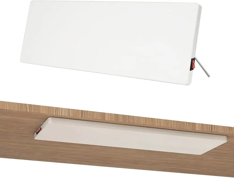 Byecold Infrarotheizung Standgerät 90 Watt, Infrarot Elektroheizung Heizplatte, Heizgerät gegen Schimmelbildung, Schreibtischheizung, Untertischheizung, Fußwärmer — Heizung Warmepumpe