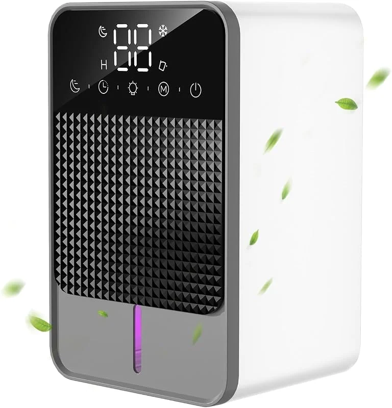 Luftentfeuchter 1500ML, jialexin Tragbar Entfeuchter Energiesparend, Schlafmodus, Timer für Schlafzimmer, Bad, Home - Gegen Feuchtigkeit, Schimmel — Luftbefeuchter