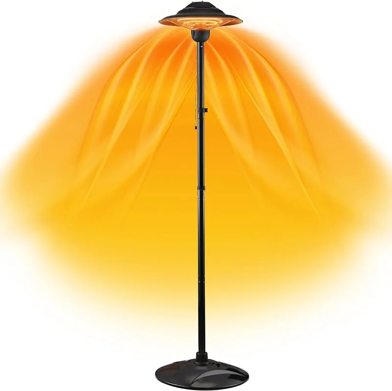 DONYER POWER Halogenröhrenheizung, elektrisch, Terrassenheizung, Gartenheizung, wasserdicht, für drinnen und draußen, freistehend — Heizung Warmepumpe