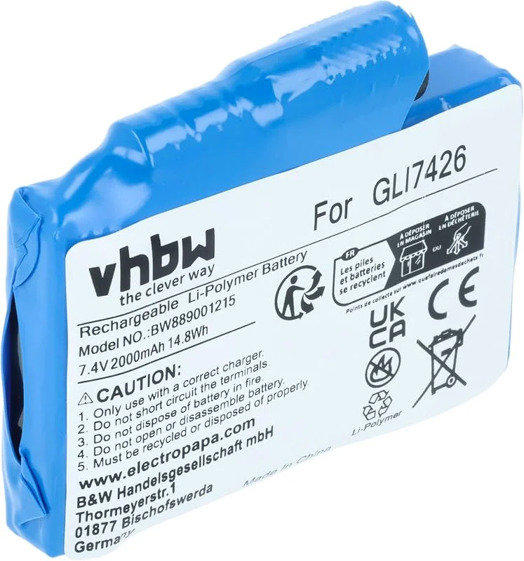 vhbw Akku kompatibel mit Glovii Universal Gloves — Heizkleidung