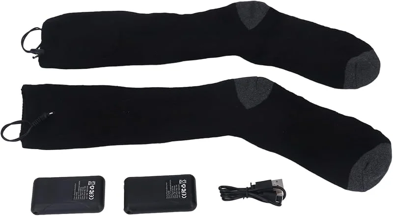 Heizbare Socken mit 3 Heizstufen, 8000mAh Akku — Heizkleidung
