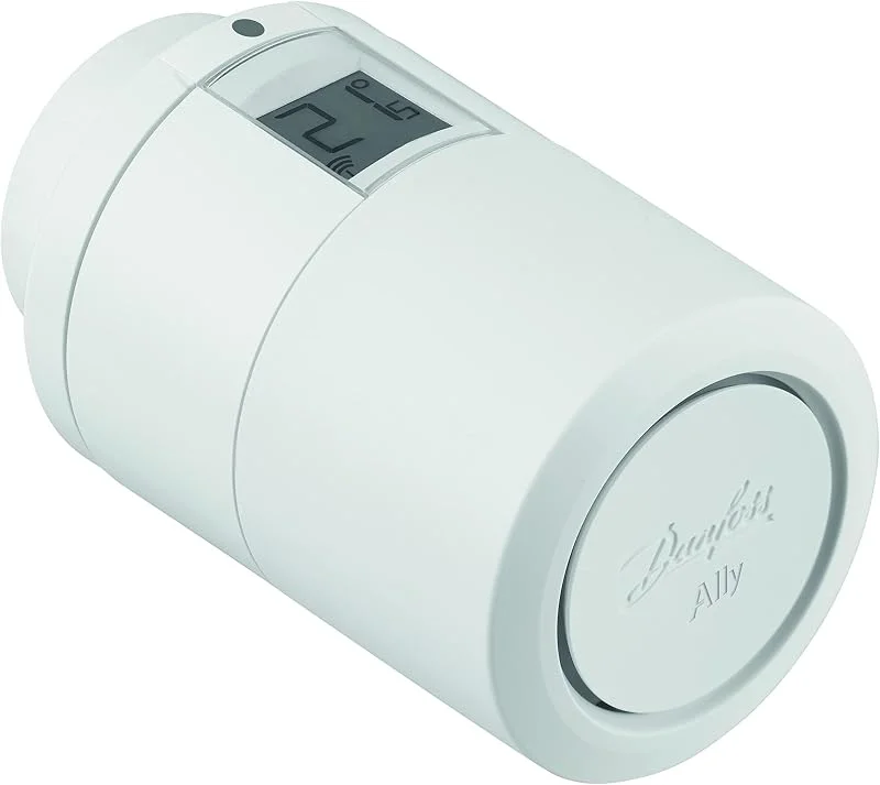 Danfoss Ally Smart Heizkörperthermostat - Zigbee Steuerung, kompatibel mit Alexa, einfache App-Bedienung — Heizung Warmepumpe