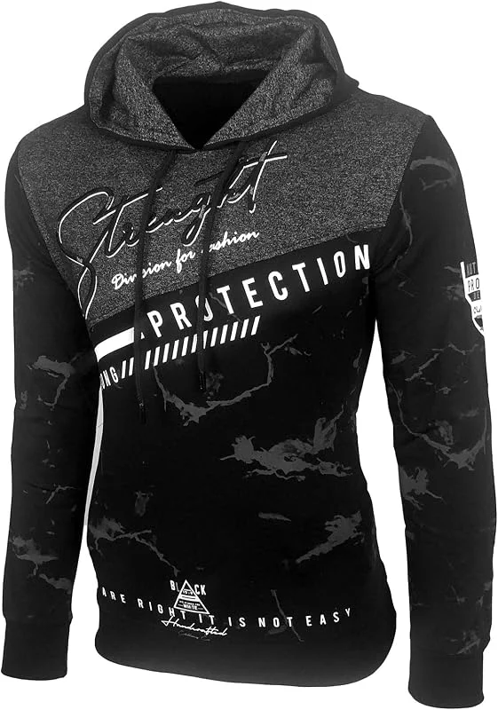 Baxboy Herren Pullover Hoodie Sweatjacke Longsleeve Sweatshirt Jacke Langarm Kapuzenpullover Hoody Sweater 2628 — Heizkleidung