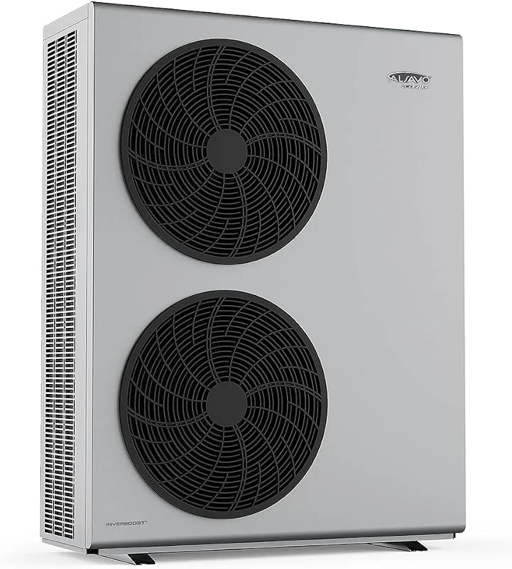 Monoblock Luft Wärmepumpe INVERBOOST HEAT R290 12 kW, Einphasig mit Doppellüfter, A+++ Energieeffizienz, für Warmwasser und Heizung — Heizung Warmepumpe