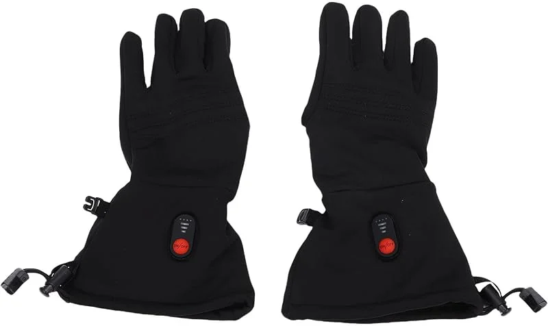 Touchscreen Elektrische Heizhandschuhe, 2200mAh Akku für Skifahren Wandern — Heizkleidung