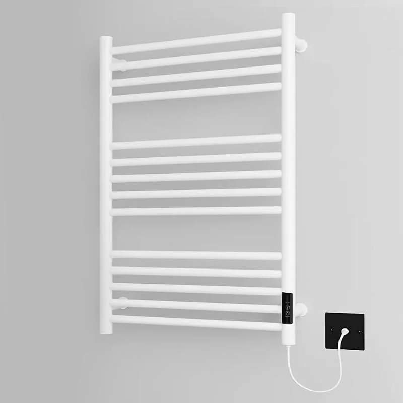 Manissa Siena Handtuchhalter, elektrisch, beheizt, 600 x 720 mm, Weiß — Heizung Warmepumpe