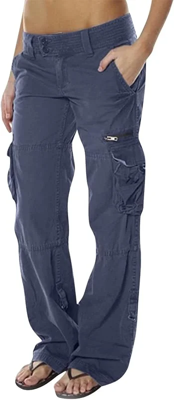 Damen Pant Lange Haremshose Luftig Strandhose Sommerhose Elegant Stretch-Hosen Leicht Freizeithose Loose Frauen Hose Bequeme Sporthose Jogginghose Yogahose — Heizkleidung