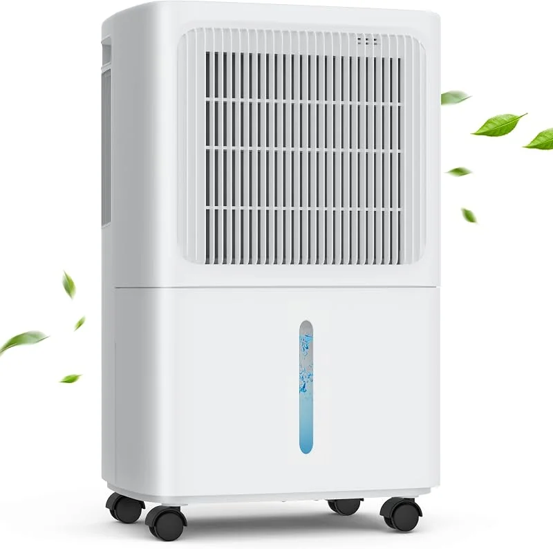 LEENON Luftentfeuchter Elektrisch 12L Entfeuchter Keller Leise Raumentfeuchter with Schlafmodus 24H Timer Wäschetrocknung Ablaufschlauch, Auto-Neustart Dehumidifier 30m² für Wohnung Badezimmer — Luftbefeuchter
