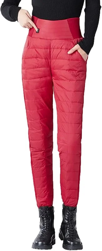 Generisch Beheizbare Damenhose mit Zonenheizung vorne hinten waschbare Freizeithose mit DREI Temperaturstufen praktischer Tasche (B, M) — Heizkleidung