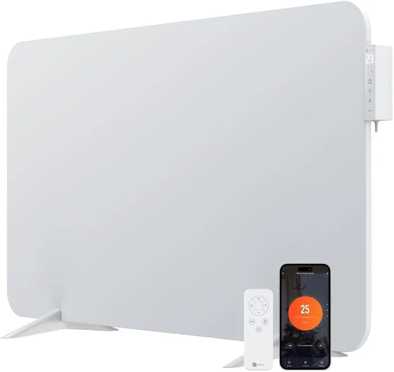 BR Bringer® Hybrid Infrarotheizung 2000 W bis 30 m² Weiß — Heizung Warmepumpe