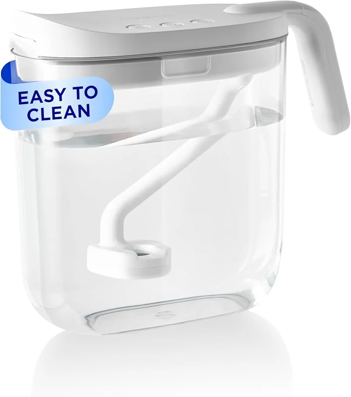 CarePod 21P Ultraschall-Luftbefeuchter, flüsterleise, filterfrei, leicht zu reinigen, nur 3 waschbare Teile zu reinigen, automatische Abschaltung, 2, 8 l Tank, Kinderzimmer, Baby, Kinderzimmer