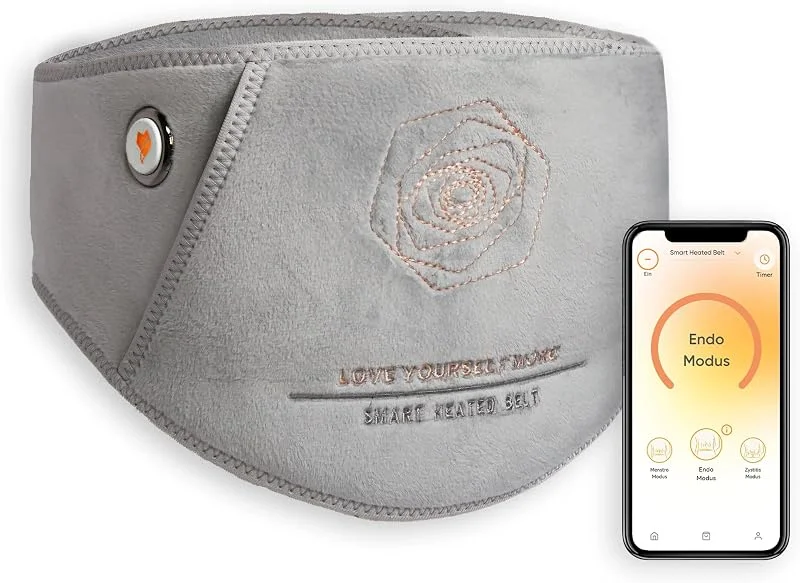 Vulpés BellyBelt 10 – Premium Wärmegürtel für Bauch & Unterleib, Großflächige Infrarot-Tiefenwärme, 10.000mAh Akku, App-Steuerung, Entwickelt in Deutschland — Heizkleidung