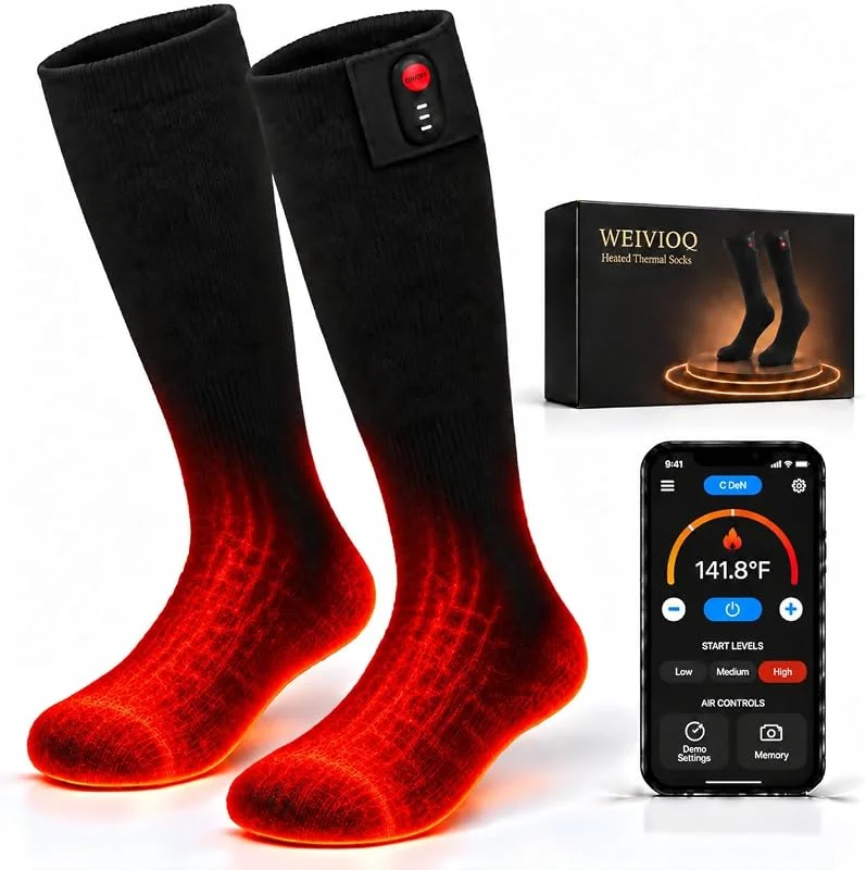 Beheizbare Socken für Damen und Herren mit 7000mAh-Akkus — Heizkleidung