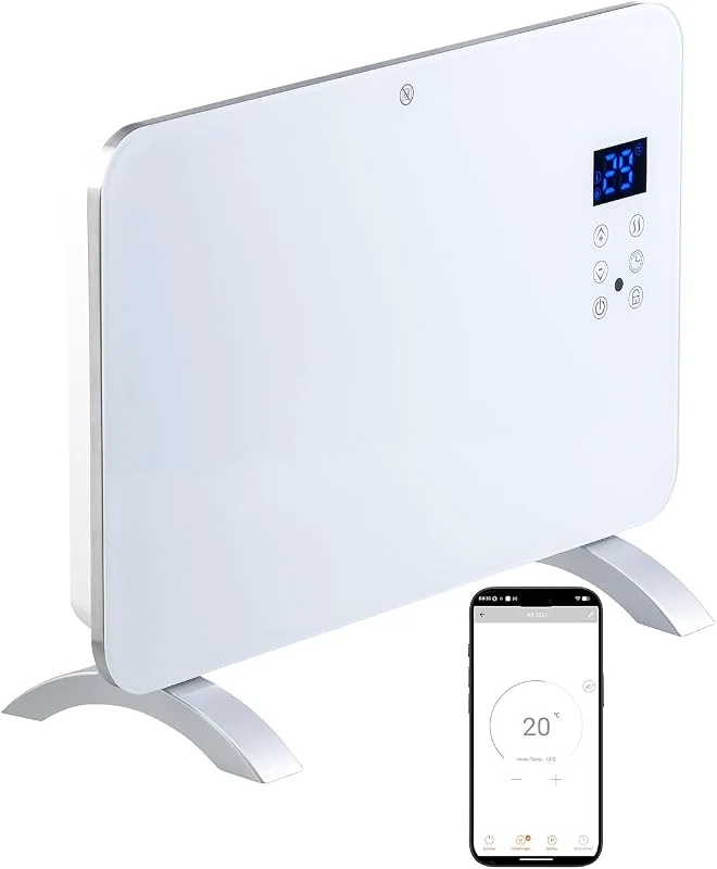 Sichler Haushaltsgeräte Konvektor Heizkörper: Konvektor-Heizung mit App, für Amazon Alexa & Google Assistant, 1000 W (Heizkonvektor, Wandheizkörper, TUYA) — Heizung Warmepumpe
