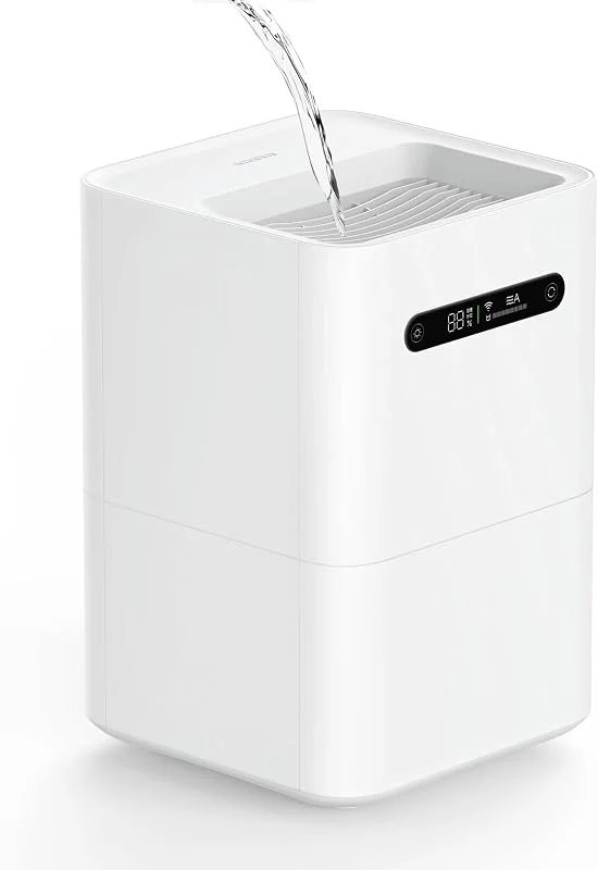 Smartmi Luftbefeuchter Verdunstungsmittel, Cool No Dist Luftbefeuchter für Schlafzimmer, Luftbefeuchter für Baby, 4L Top Fill, Selbstreinigend, Leise, Smart APP Steuerung, Auto Shutoff