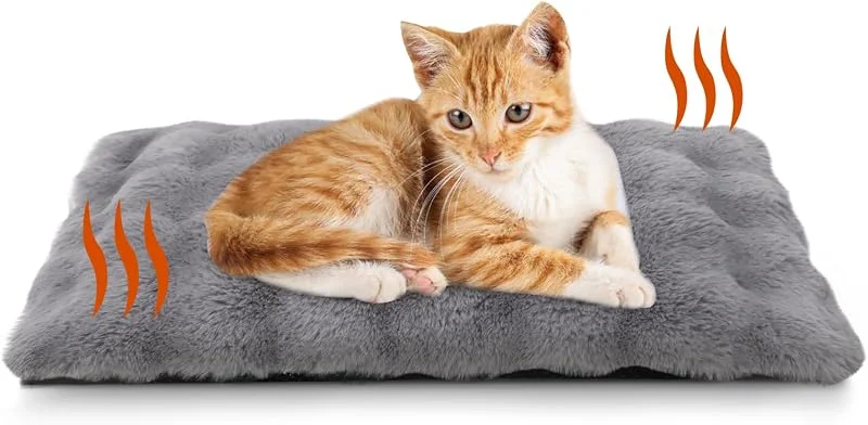 XIAPIA Selbstheizende Decke Katze & Hunde, Flauschig Selbstwärmend 60*45 cm — Heizung Warmepumpe