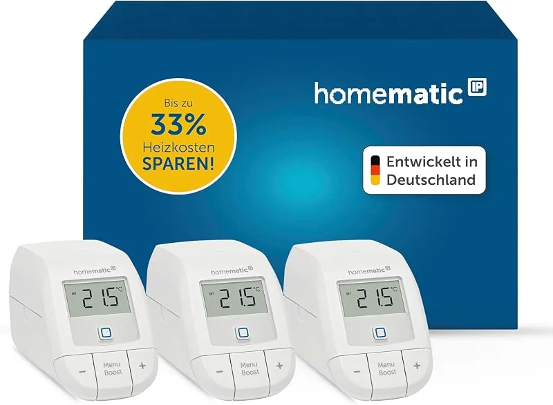 Homematic IP Erweiterungsset Heizen – Basic — Heizung Warmepumpe