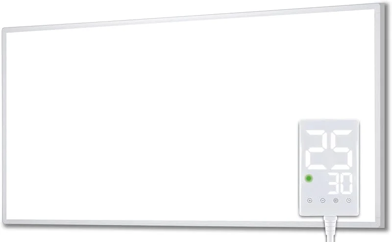 Heidenfeld Infrarotheizung HF-HP100-3, Bis 25 m², 1000 Watt — Heizung Warmepumpe