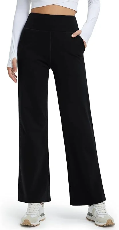 Libin Damen Thermohose Winter Yogahose Weite Freizeithose — Heizkleidung
