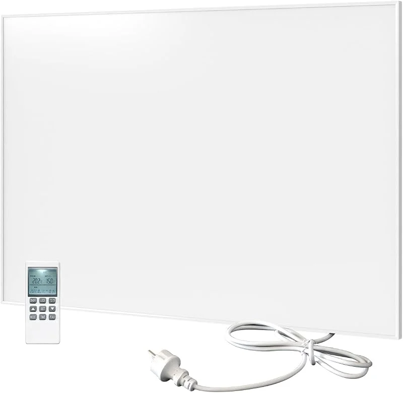 Byecold Infrarotheizung 580 Watt, Energiesparende Wandheizung Infrarot Elektrisch, Heizpanel mit integriertem Thermostat, CO₂ freier Betrieb, Elektroheizung für Wohnzimmer & Schlafzimmer — Heizung Warmepumpe