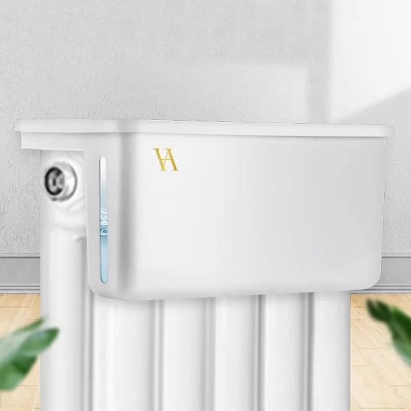 Heizkörper Luftbefeuchter, 4L Heizung Humidifier, Verdunstungsluftbefeuchter Großer Kapazität für Schlafzimmer Wohnzimmer, 48x18, 5x16, 3cm, Left Water Level Window