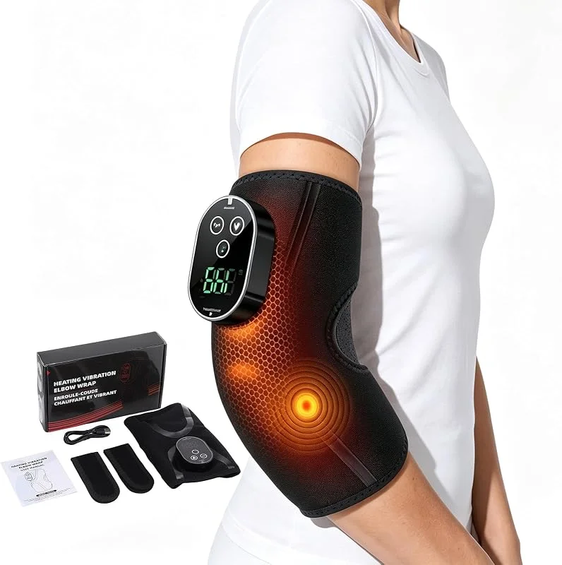 Kabelloses Ellenbogen-Heizkissen mit Vibrationsmassage — Heizkleidung