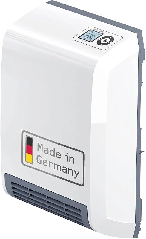 AEG Heizlüfter VH 213, Keramik Heizlüfter energiesparend, 2000 W für ca. 25 m², TÜV geprüft, LCD Display, Wochenzeitschaltuhr, Bad, 238296 — Heizung Warmepumpe