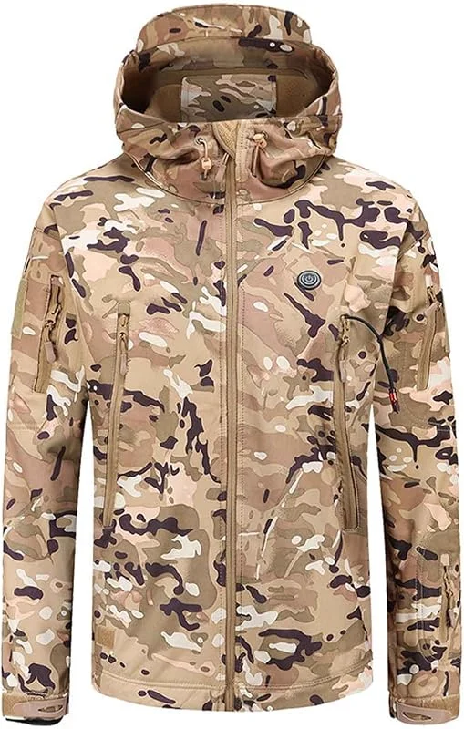 Beheizbare Jacke Heizjacke fur Damen Herren mit Kapuze fleece-Heizjacke Beheizte Jacken Elektrische Heizjacke Beheizbare Heizweste Beheizbare Jacke zum Winter Outdoor Schifahren Tägliches Tragen — Heizkleidung