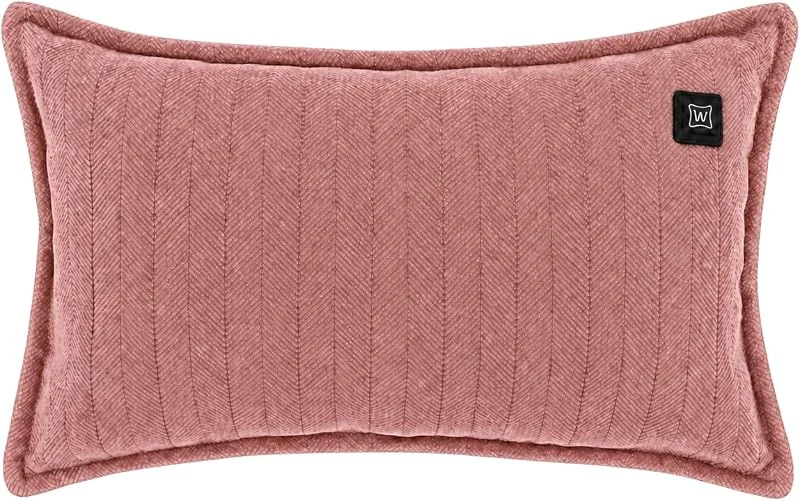 Kabellos Infrarot-Heizkissen, Wärmekissen mit Powerbank – Chenille 30x50 cm – Flexibel einsetzbar & mit integriertem 3m Kabel verwendbar (Rosa) — Heizung Warmepumpe