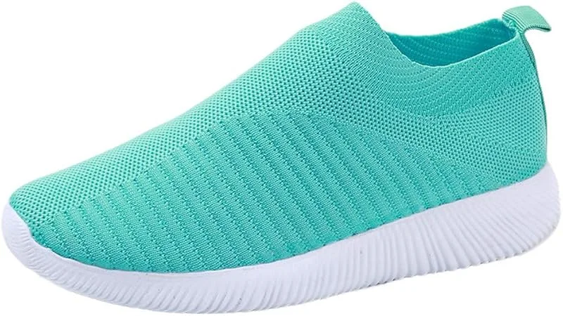 Schuhe Frauen Outdoor Mesh Casual Slip On Bequeme Sohlen Laufen Sportschuhe — Heizkleidung