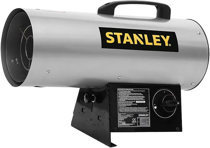 Stanley Heizgebläse ST-60V-GFA-E - Butan, Propan-Zwangsluftheizgerät - 17, 585 Watt - 3 Heizstufen — Heizung Warmepumpe