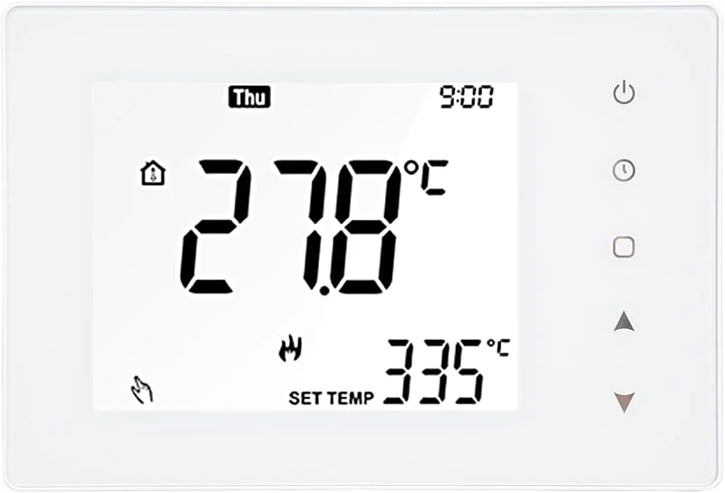 Irfora 16A Smart Thermostat Wöchentlich programmierbares LCD-Display Touchscreen-Thermostat Raumtemperaturregler für elektrische Heizung Energie sparen — Heizung Warmepumpe