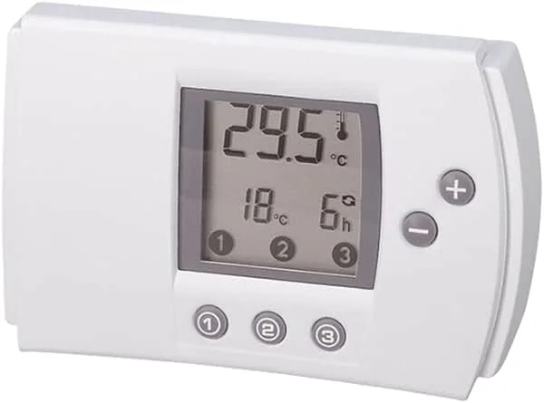 2-Draht-Digitalthermostat, heiß, kalt. Weiß — Heizung Warmepumpe