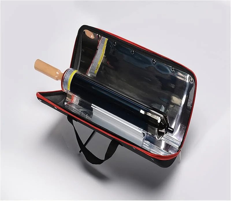 Solarofen, Tragbarer Ofen, Solarkocher, Outdoor-Ofen, Campingkocher Mit Thermometer Für 2–3 Personen, Wandern, Familienfeier — Küche & Haushalt