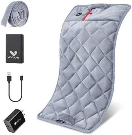 Kabellos Heizdecke mit 10000mAh Akku Bündel USB Ladegerät, 5V3A 18W Quick Charge 3.0 Schnellladegerät — Heizung Warmepumpe