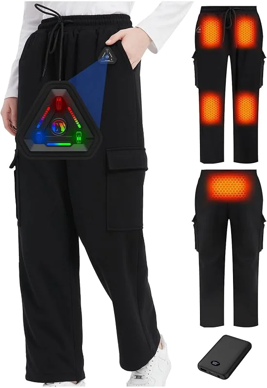Beheizbare Hose Damen Herren, 7, 4V Akku, Wärmehose für Outdoor-Aktivitäten — Heizkleidung