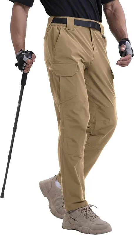 NATUVENIX Wanderhose Herren Leicht Atmungsaktiv Wasserabweisend Trekking — Heizkleidung