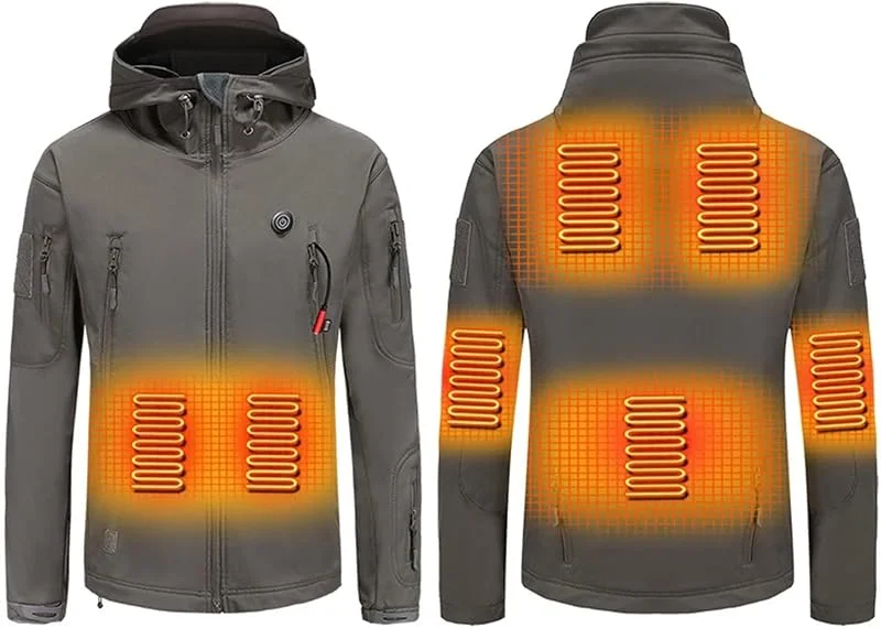 Outdoor USB Smart Charging Heizung Daunenjacke Ski Thermostat Jacke Winter kalt und warm — Heizung Warmepumpe