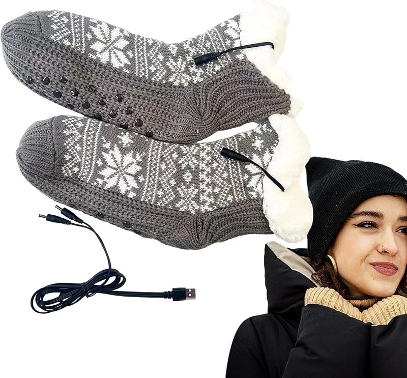 Elektrische Socken USB-betriebene Fußheizung — Heizkleidung