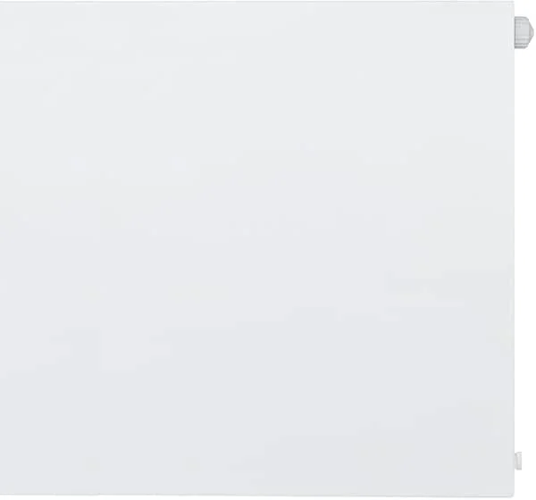 Belrad® Heizkörper Typ 33 Glatt, Plan, Glatt Flachheizkörper mit 6 Anschlüssen, modern & energiesparend, Wandmontagefähig, für Wohnzimmer, Bad & Gäste-WC, weiß 30x100 cm — Heizung Warmepumpe